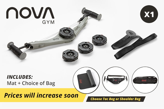 Portable Gym by OYO Fitness Is Second Most Funded Exercise Product In  Kickstarter History -- OYO Fitness