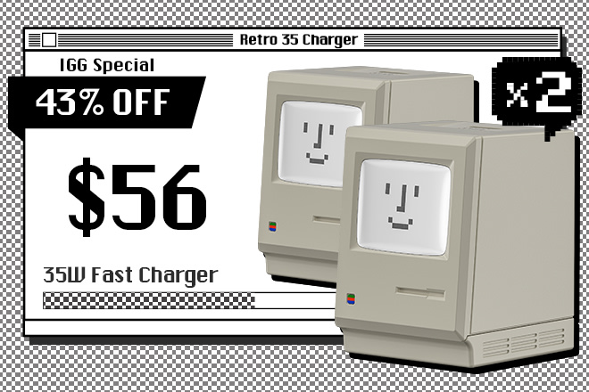 SHARGEEK Retro 35 GaN Charger | Indiegogo