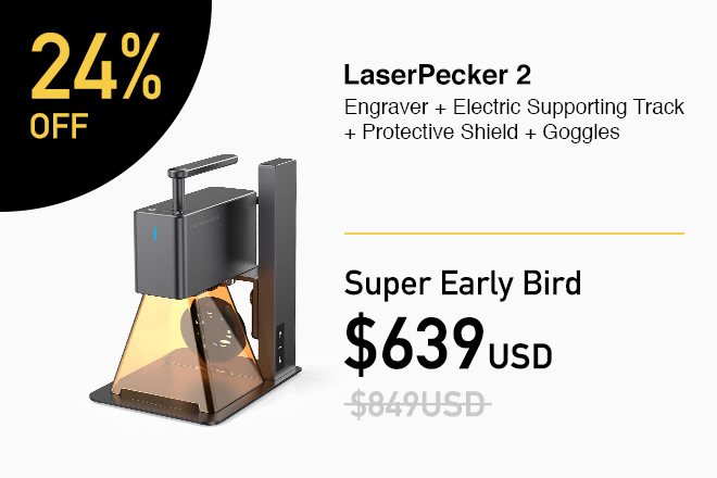 LaserPecker 2-Fast Handheld Laser Engraver& Cutter | Indiegogo