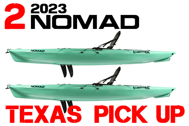 We just picked up the new Nomad Offshore Kayak from @lightningkayaks.  Hopefully next week when the winds finally lay down we'll be able