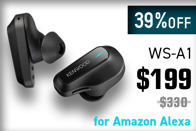 Kenwood smart earbuds top