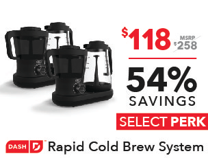 For cold brew without the wait, does the Dash Rapid Cold Brew