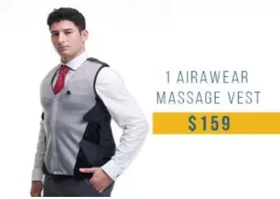AiraWear - World's First Massage Hoodie